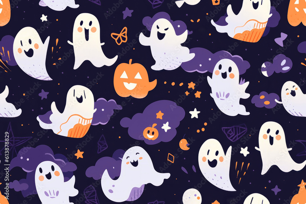 Halloween seamless pattern graphic Halloween seamless pattern graphic