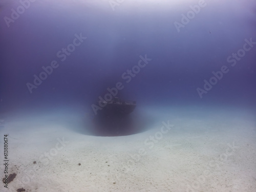 The wreck of the P31 Patrol Boat in Comino, Malta photo