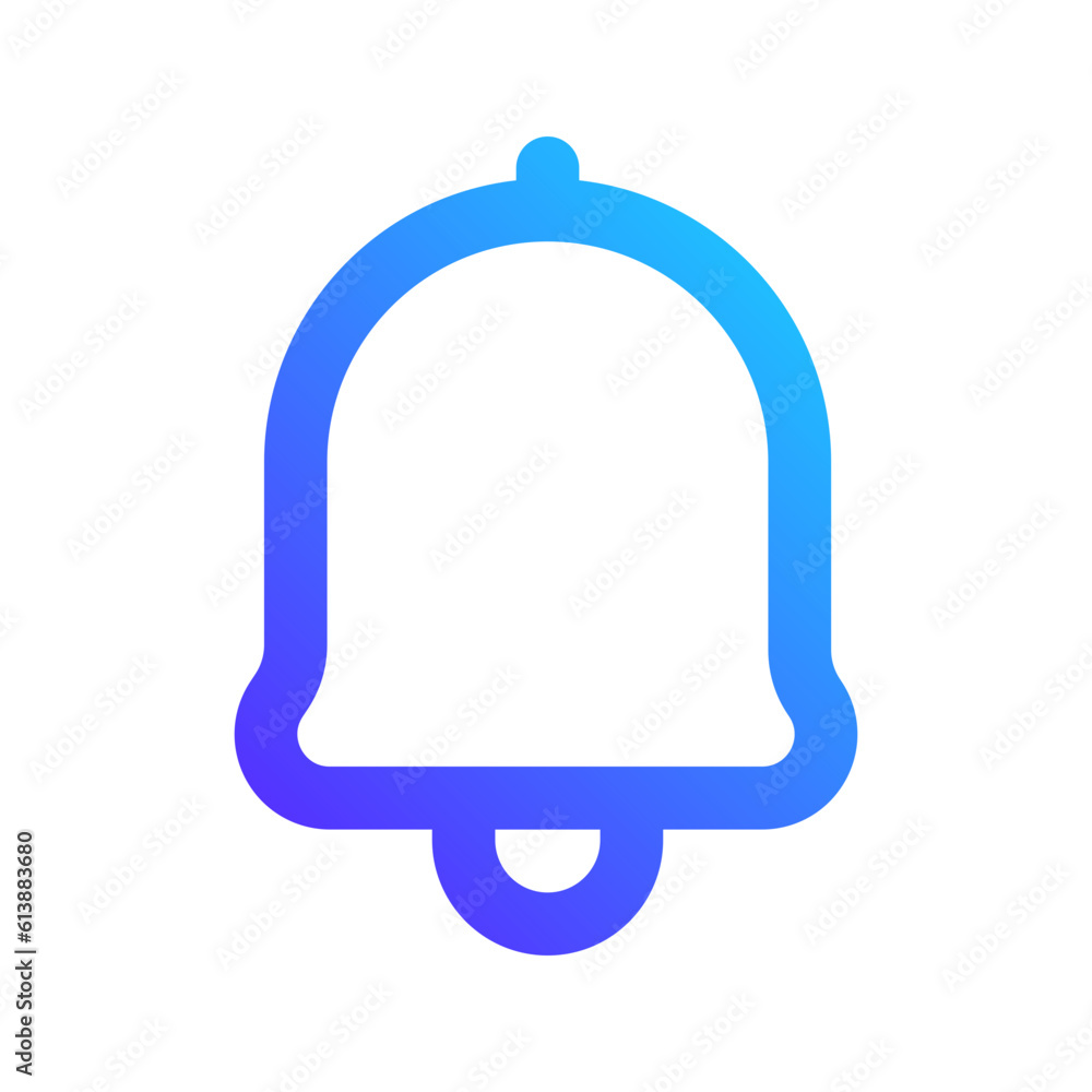 notification bell gradient icon notification bell gradient icon