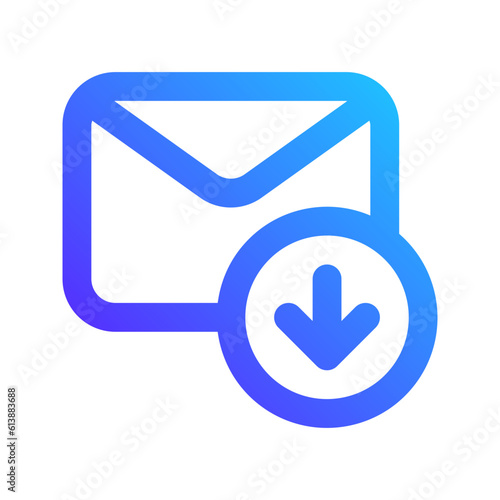 inbox gradient icon