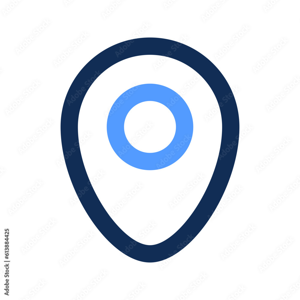 location outline color icon location outline color icon