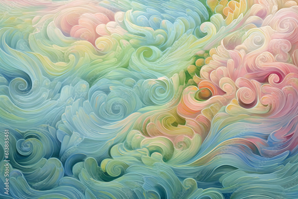 Vibrant Multi-Colored Full-Frame Pattern Background. Generative AI.