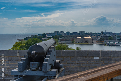 Cannon Looking Over Kingston photo