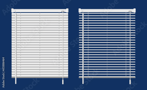 Hanging Window Blinds Set