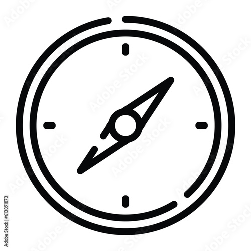 A�compass�is an instrument that you use for finding directions 