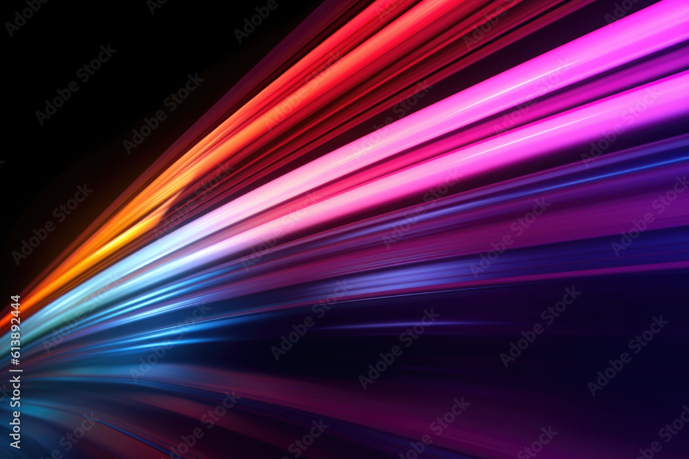 Abstract Neon Lights in Motion Vibrant Long Exposure Delight Abstract Neon Lights in Motion Vibrant Long Exposure Delight