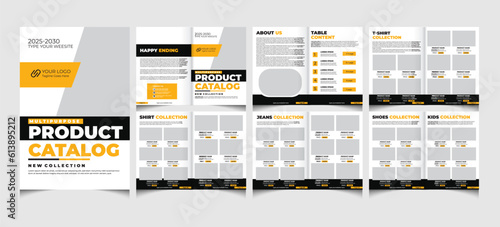 Product catalog and catalogue template.catalogue design.