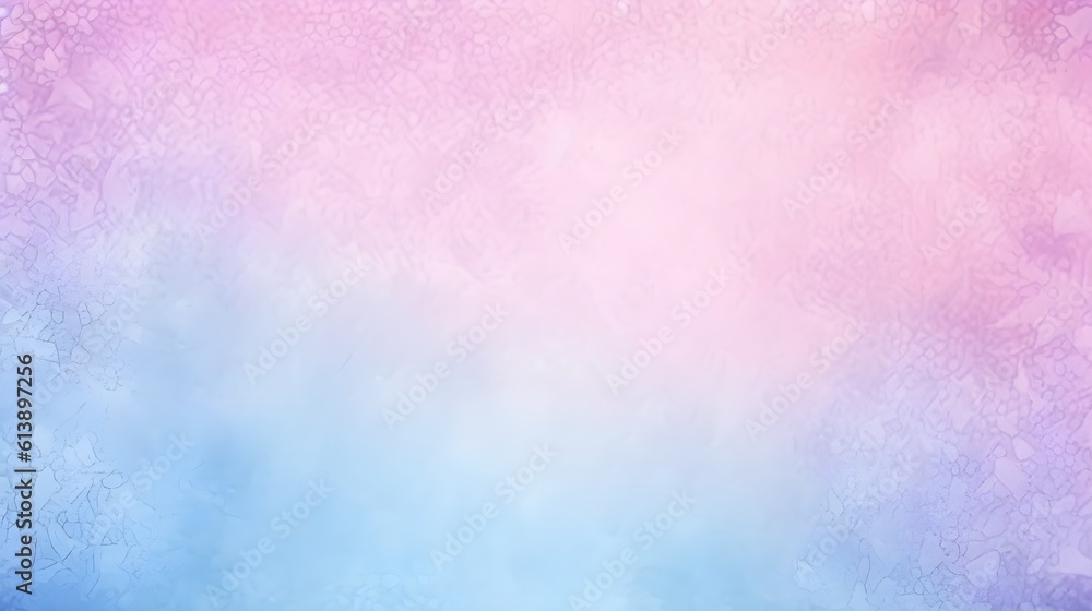 Fototapeta premium Watercolor background sky blue and light pink gradation
