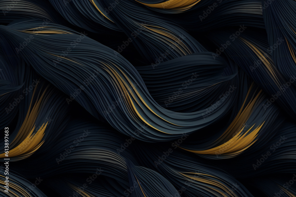 Blue Abstract Wave Pattern with Full Frame. Blue Abstract Wave Pattern with Full Frame.