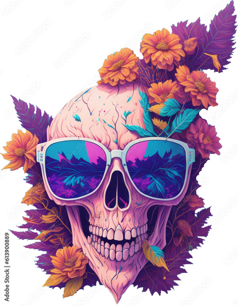 The skull of center of command, center drive the body, ai generation. isolated. Generative AI The skull of center of command, center drive the body, ai generation. isolated. Generative AI