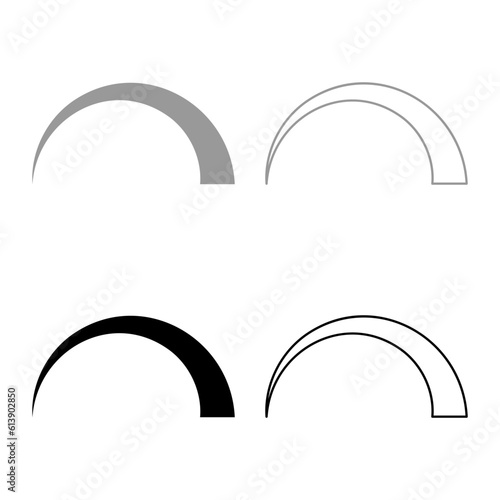 Symbol regulation handle variation value regulating sign regulate level concept tuning set icon grey black color vector illustration image solid fill outline contour line thin flat style