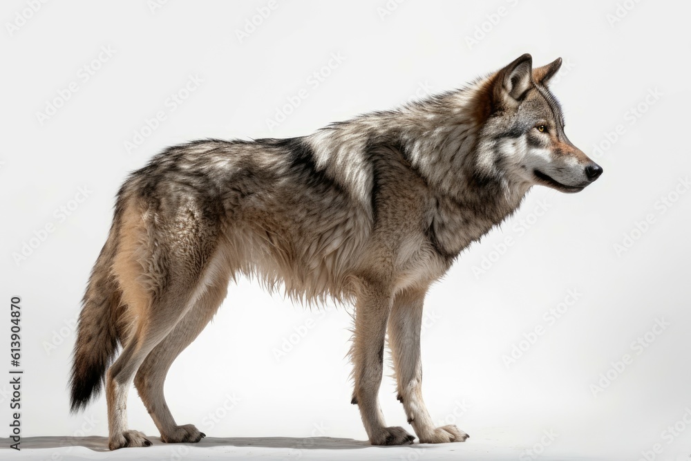 Obraz premium Wolf. Generative AI.