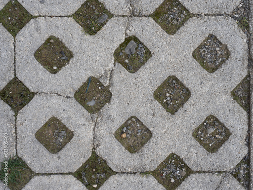 Texture of paving stones