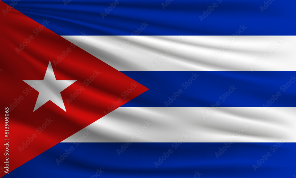 Vector flag of Cuba Vector flag of Cuba