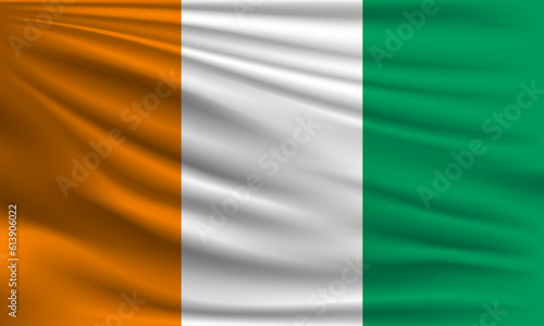 Vector flag of Ivory Coast