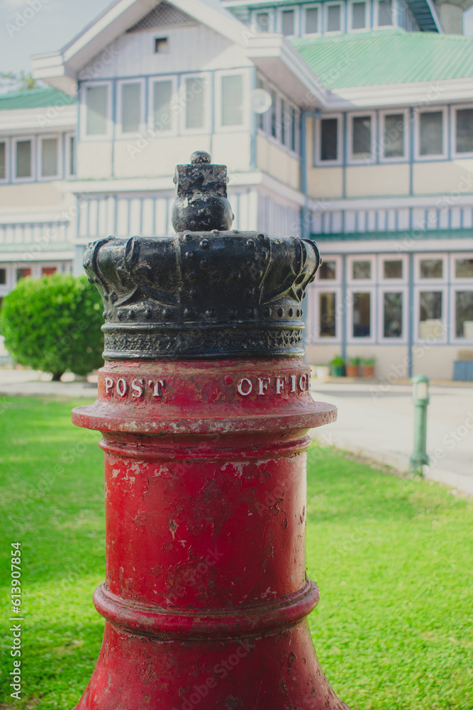 Ancient Letter Box from British Indian time - Royal Post Box Ancient Letter Box from British Indian time - Royal Post Box