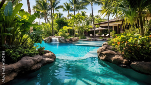 Oasis in Your Backyard  Creating a Tropical Haven with a Picturesque Pool