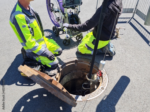 Kanalinspektion mit einer Kanalkamera