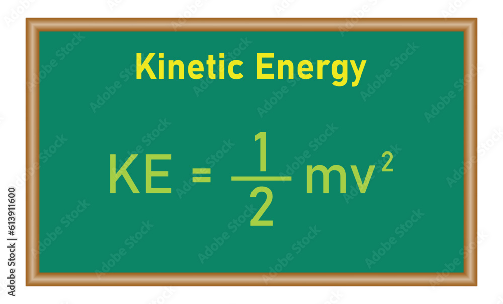 Kinetic energy formula in physics. Physics resources for teachers and students. Kinetic energy formula in physics. Physics resources for teachers and students.