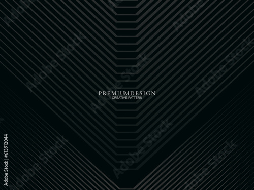Dark background. Modern curved lines abstract presentation background. Luxury paper cut background. Abstract decoration, modern pattern, halftone gradient, 3d vector illustration.