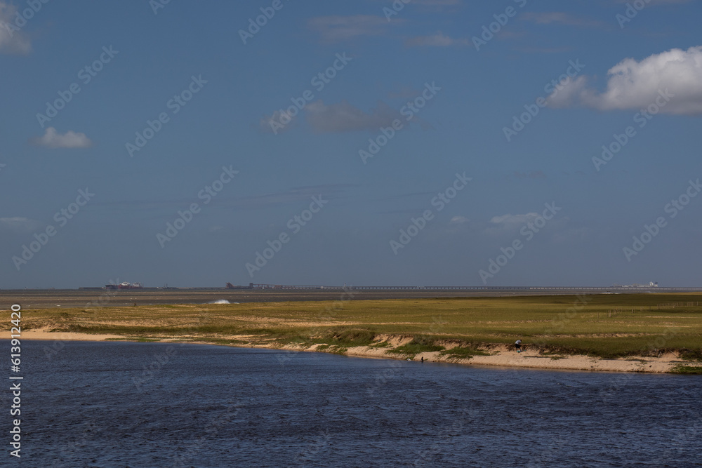 landscape with a lagoon