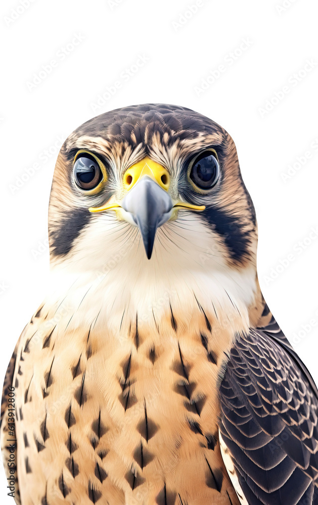 Fototapeta premium Eagle portrait, PNG background