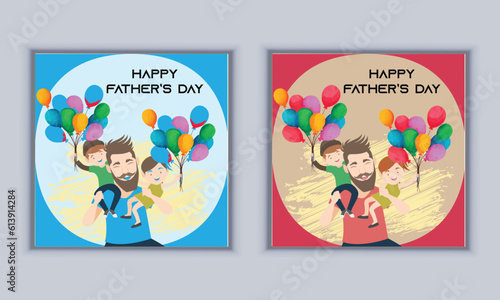 happy father%27s day design vector template