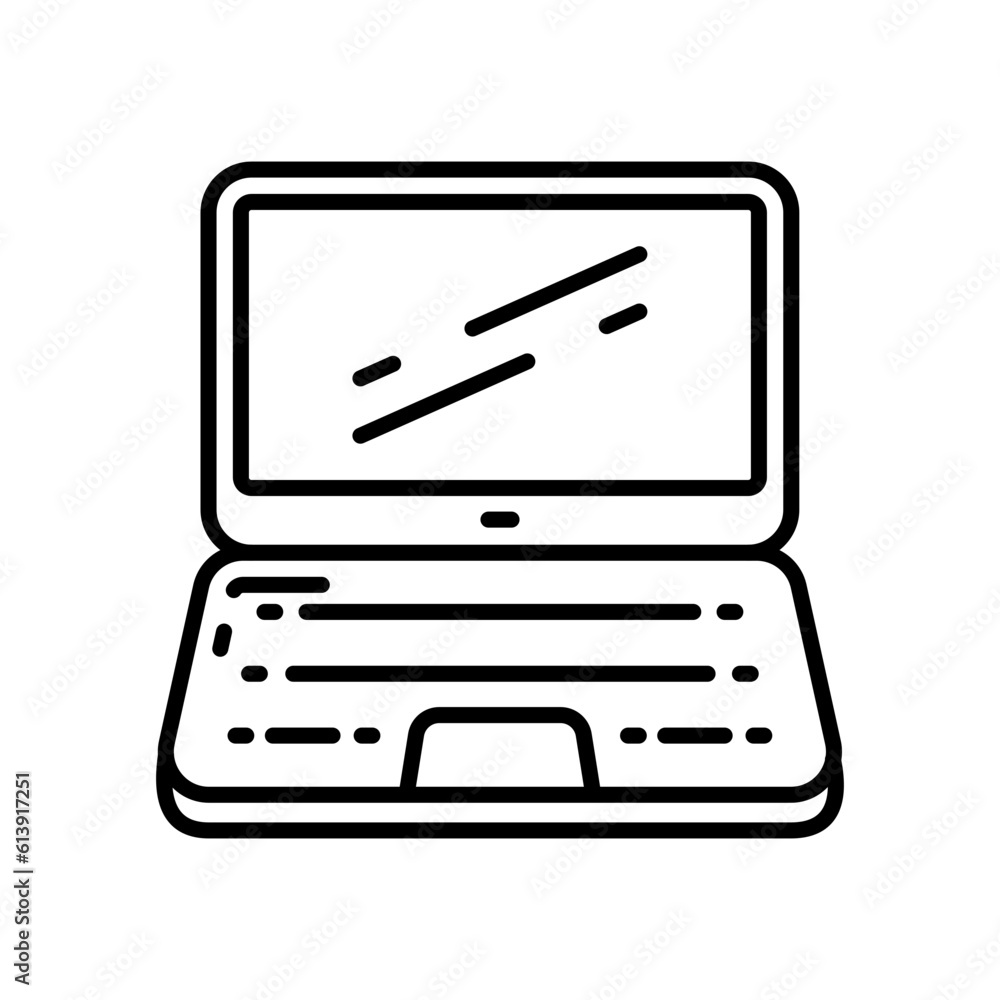 Esports laptops icon in vector. Illustration Esports laptops icon in vector. Illustration