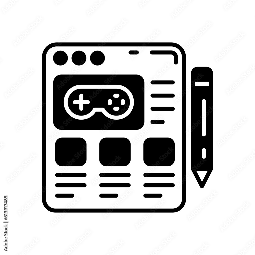 Esports content creators icon in vector. Illustration Esports content creators icon in vector. Illustration