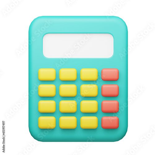 3D calculator render, Perfect for students and educators design, this handy tool combines functionality with style. Simplify complex calculations, solve equations, and excel in your academic endeavors