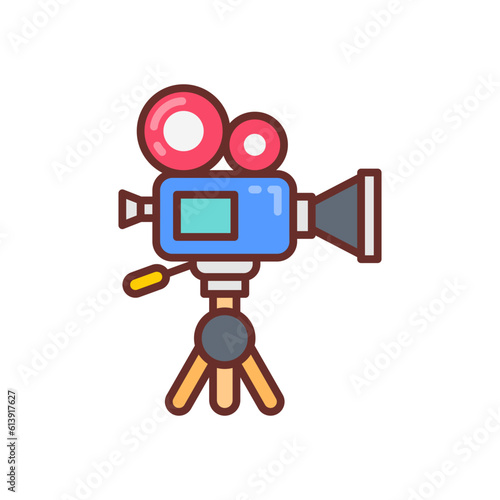 Esports documentaries icon in vector. Illustration