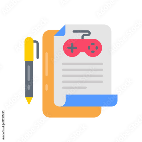 Esports scenario icon in vector. Illustration
