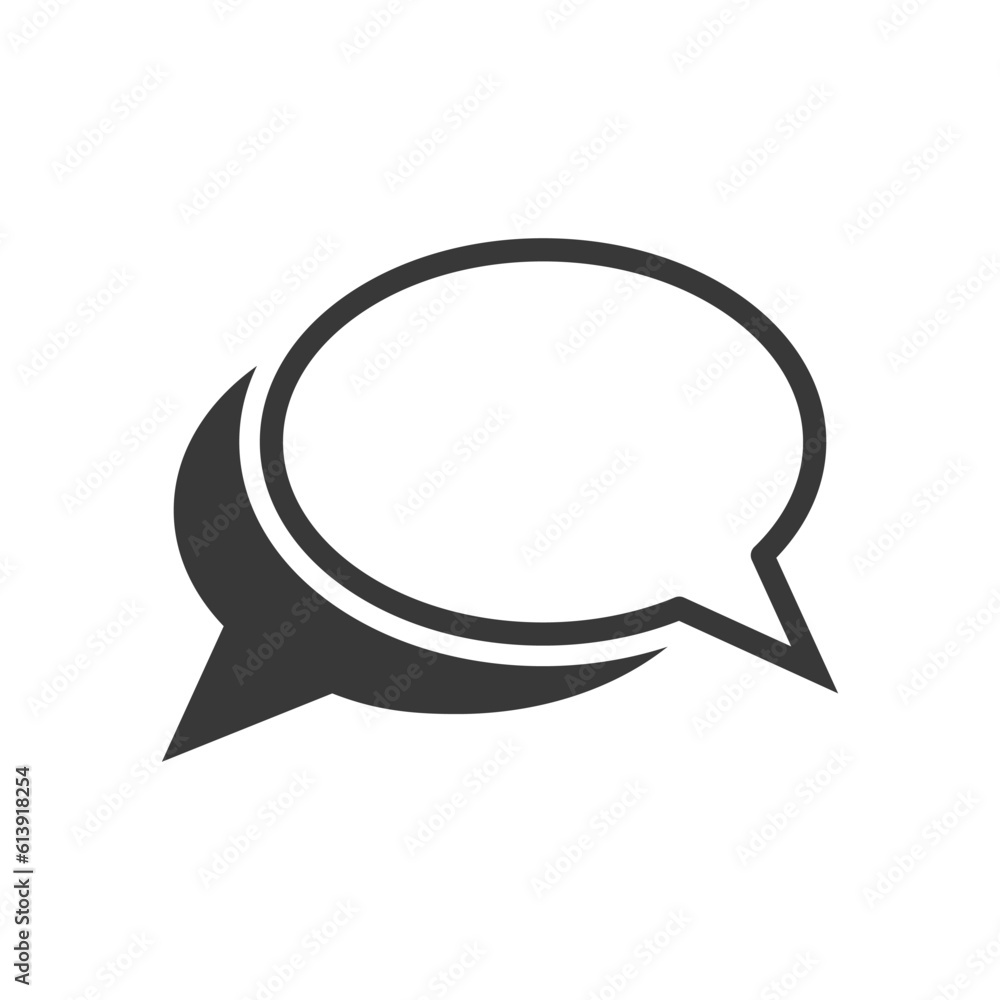 chat bubble icon design vector template chat bubble icon design vector template