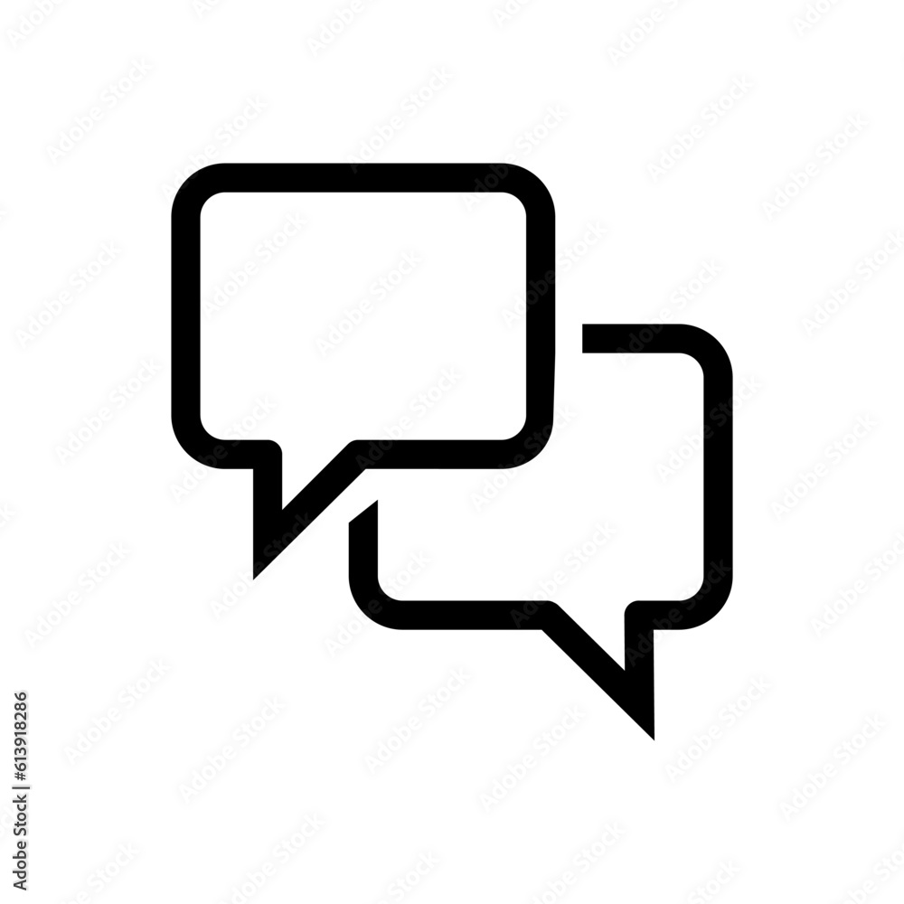 chat bubble icon design vector template chat bubble icon design vector template