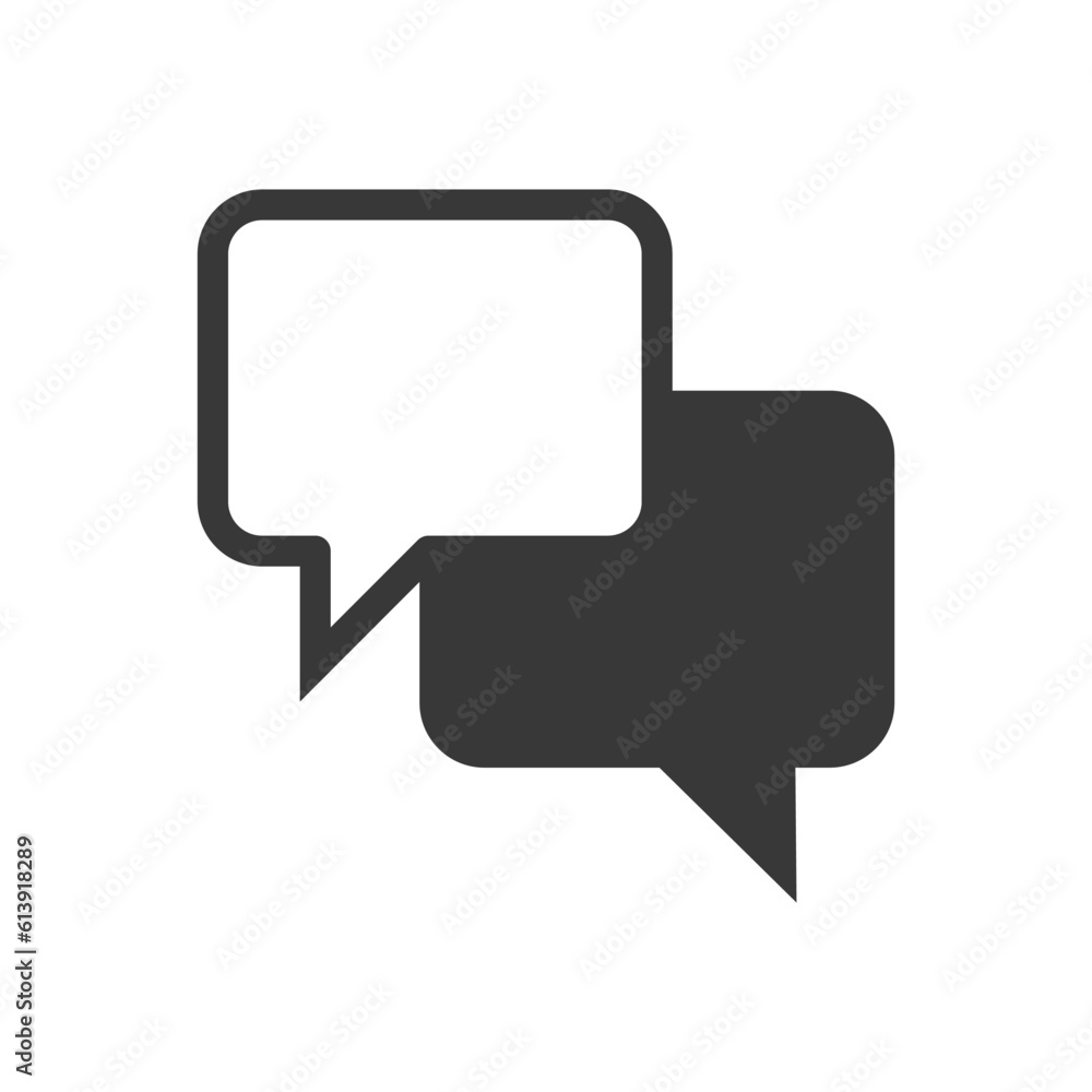chat bubble icon design vector template chat bubble icon design vector template