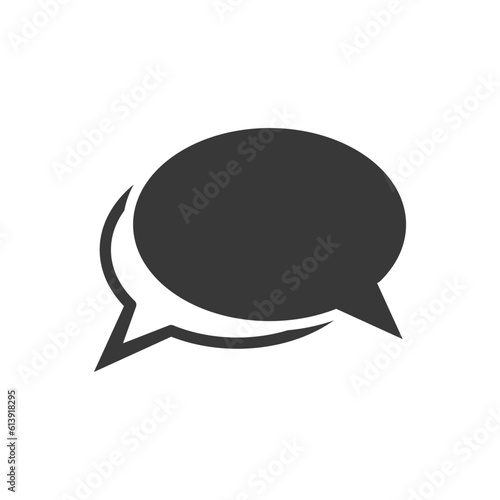 chat bubble icon design vector template