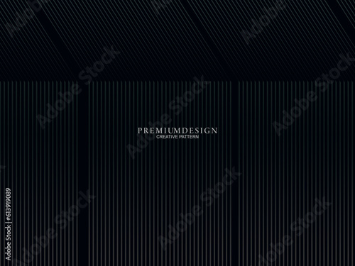 Dark background. Modern curved lines abstract presentation background. Luxury paper cut background. Abstract decoration, modern pattern, halftone gradient, 3d vector illustration.