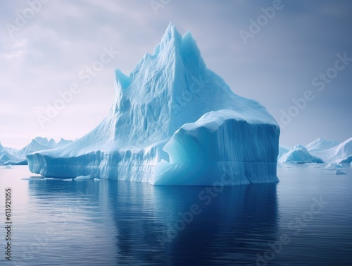 Detailed Realistic Image of an Iceberg - AI Generated © RAMBYUL