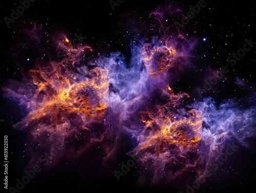 The Magellanic Clouds - AI Generated photo