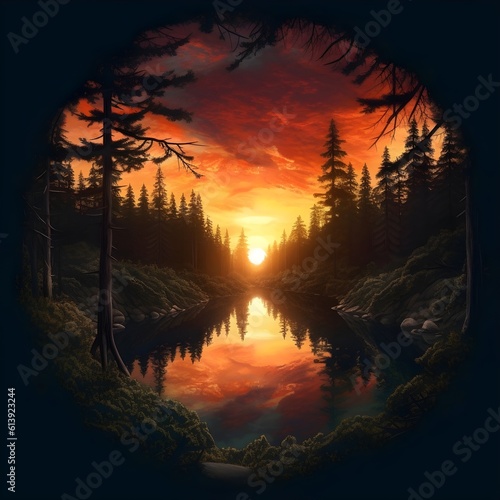 Forest Sunset