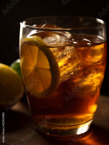 Fresh beverage with lemon s...