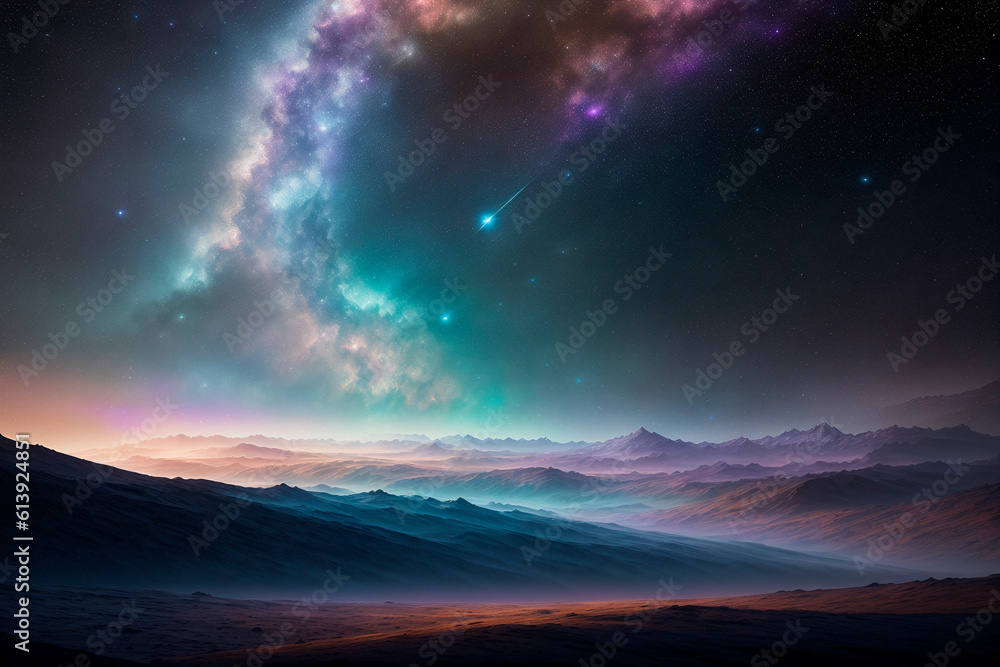 Generative concept art illustration. Generative ai. Generative concept art illustration. Generative ai.