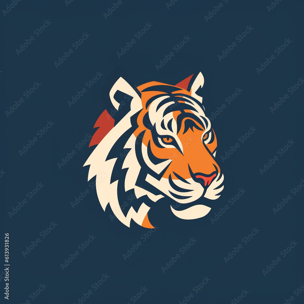 Obraz premium head of tiger