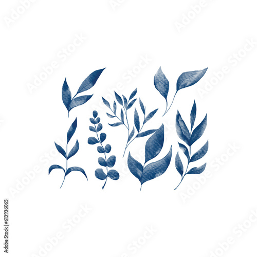 watercolor vector art design 