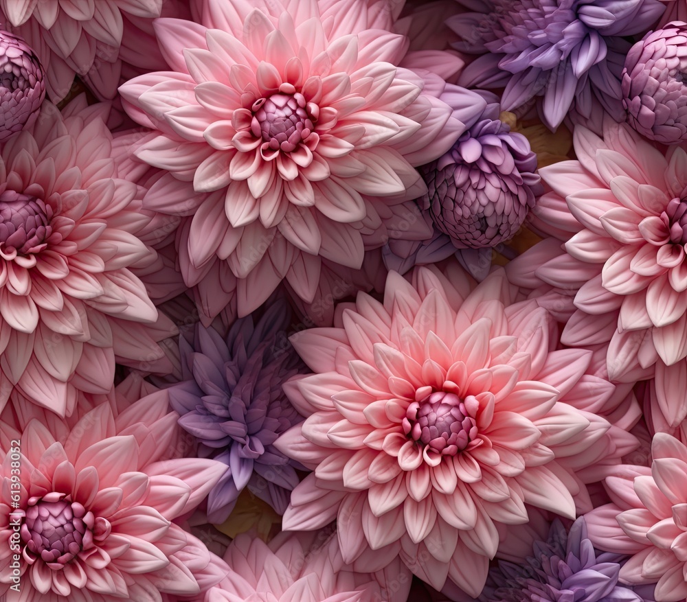 Seamless flower tile background Seamless flower tile background