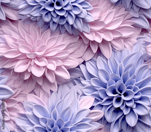 Seamless flower tile background