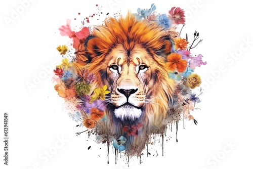 lion of the flowers © Bogdan