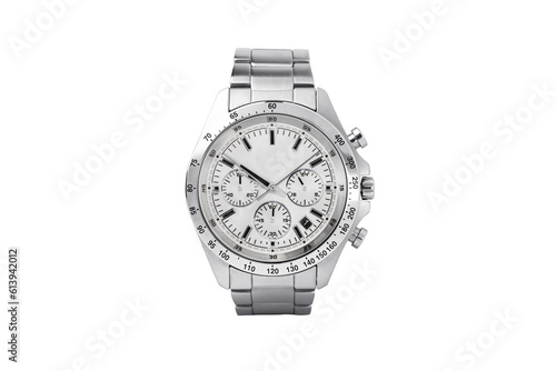 Luxury watch isolated on white background. With clipping path for artwork or design. White.PNG