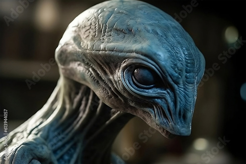 Depiction of an otherworldly alien creature, The alien should be unique, imaginative, and evoke a sense of mystery and wonder.