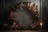 Whimsical Floral Digital Backdrops, maternity backdrops digital, studio backdrop overlay, floral background overlay 
